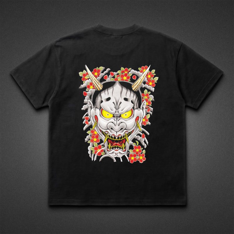 تیشرت Yakuza طرح Majima Tattoo - Back Black