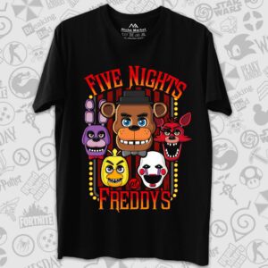 تیشرت FNAF طرح Fnaf 2 Crew