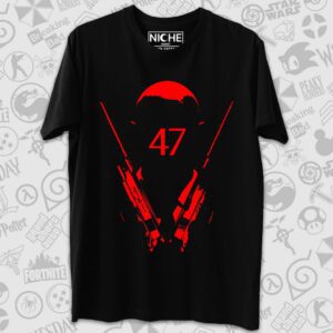 تیشرت Hitman طرح Agent Silhouette