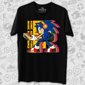 تیشرت Sonic طرح Adventure Music Experience