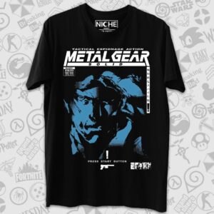 تیشرت Metal Gear طرح Solid Snake Cover