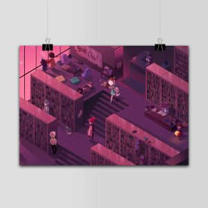 پوستر OneShot طرح Library Stroll