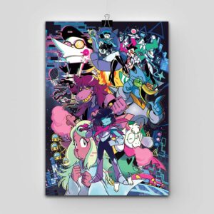 پوستر DELTARUNE طرح A Cyber's World