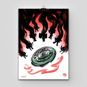 پوستر Okami طرح Banished Evil