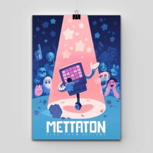 پوستر Undertale طرح Mettaton: Live from Hotland