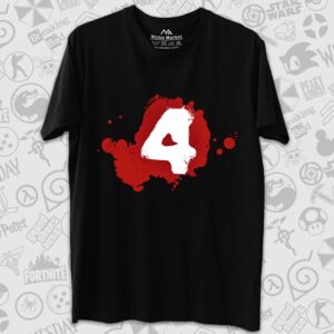 تیشرت Left 4 dead طرح Four Logo