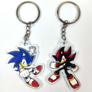جاکلیدی Sonic طرح Sonic and Shadow Duo Pose