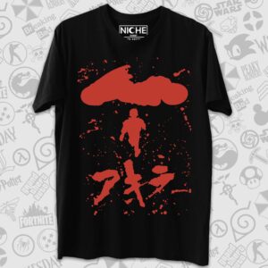 تیشرت Akira طرح Bike Approach Silhouette