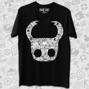 تیشرت Hollow Knight طرح Knight Head Collage