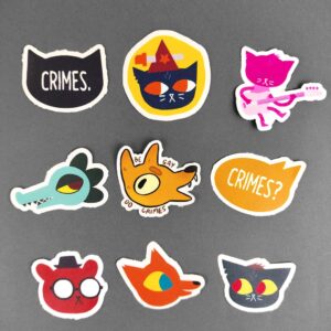 پک استیکر طرح Night in the Woods
