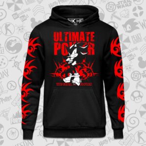 هودی مشکی Sonic طرح Ultimate Lifeform