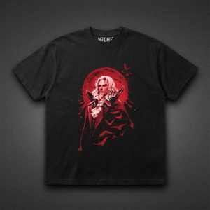 تیشرت Castlevania طرح Crimson Eclipse