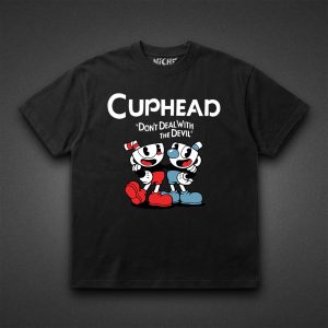 تیشرت Cuphead طرح Don't Deal with the Devil
