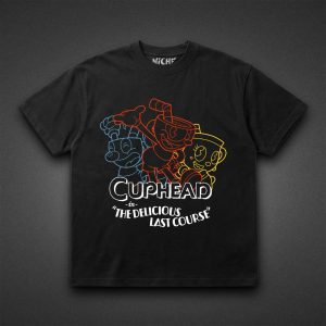 تیشرت Cuphead طرح Three Colored Pals