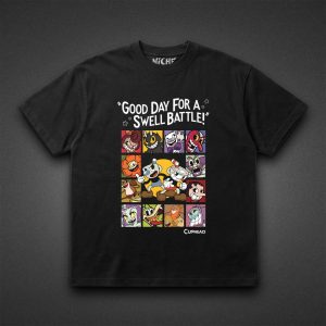 تیشرت Cuphead طرح vs All Bosses