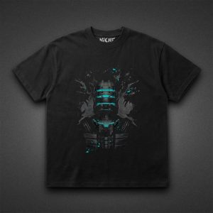 تیشرت Dead space طرح Isaac Grunge and Health Bar