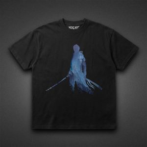 تیشرت Devil May Cry طرح Vergil Blue Silhouette