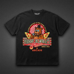 تیشرت FNAF طرح Freddy Fazbear's Pizza Arcade