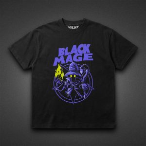 تیشرت Final Fantasy طرح Black Mage Purple Silhouette