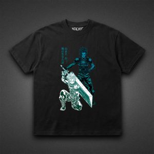 تیشرت Final Fantasy طرح Cloud with Zack's Spirit