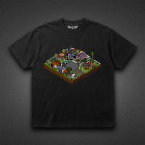 تیشرت Grand Theft Auto طرح Isometric Grove Street