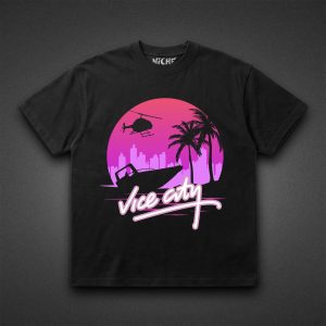 تیشرت Grand Theft Auto طرح Vice City Circle