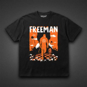تیشرت Half Life طرح Freeman Silhouette