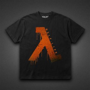 تیشرت Half Life طرح Lambda Rusted