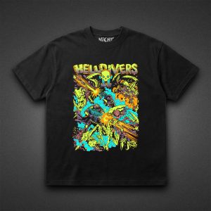 تیشرت Helldivers طرح Bug Killing