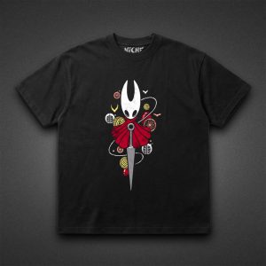 تیشرت Hollow Knight طرح Hornet Vertical Threads