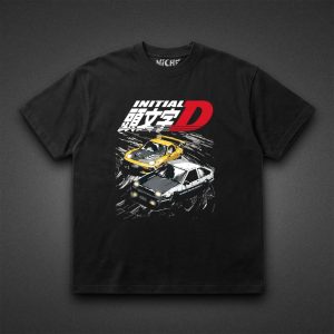 تیشرت Initial D طرح Two Car Drifting