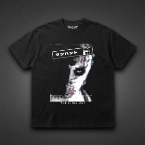 تیشرت Manhunt طرح Cover Art with Japanese Text