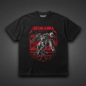 تیشرت Metal Gear طرح Rex Metal Silhouette