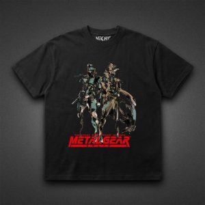 تیشرت Metal Gear طرح Snake Footprints