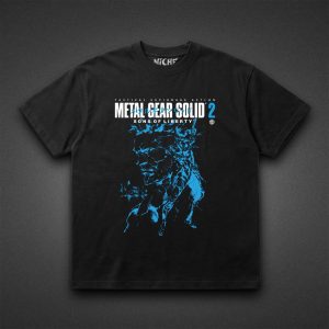 تیشرت Metal Gear طرح Solid Snake Cover