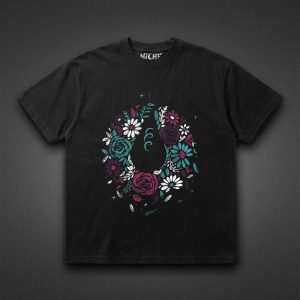 تیشرت OMORI طرح Flower Crown