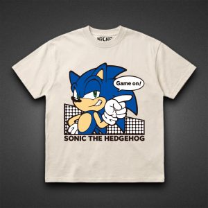 تیشرت Sonic طرح Game On Dialogue