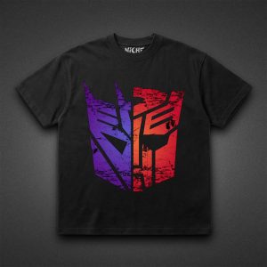 تیشرت Transformers طرح Spilt Sides