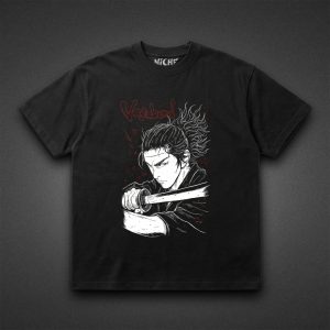 تیشرت Vagabond طرح Miyamoto Musashi Minimal 1