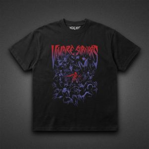 تیشرت Vampire Survivors طرح Swarm