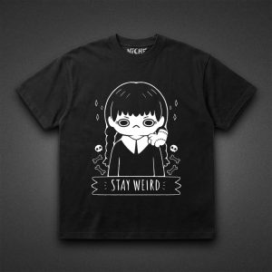تیشرت Wednesday طرح Stay Weird