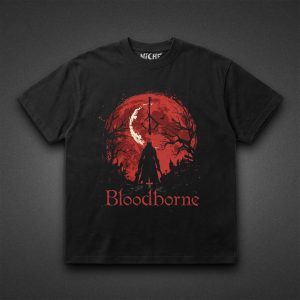 تیشرت Bloodborne طرح Blood Moon